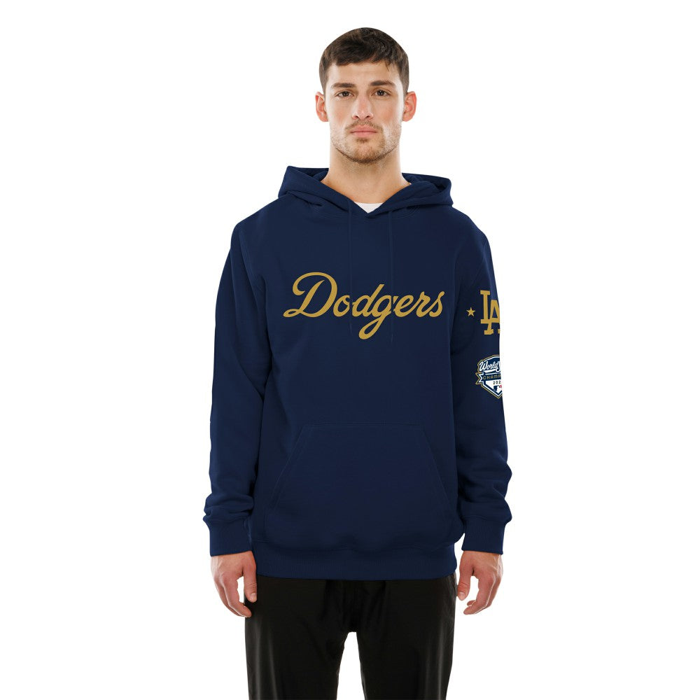 Los Angeles Dodgers New Era 2026 Gold Collection Logo Hoodie - Navy Hoodies