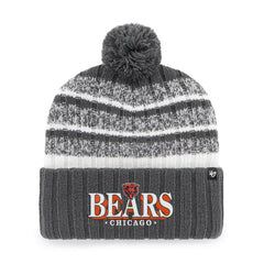 Chicago Bears '47 Tavern Cuffed Knit Hat with Pom Charcoal