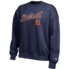 Detroit Tigers Champion Women's All-Star Sweatshirt - Athletic Navy Sweatshirts