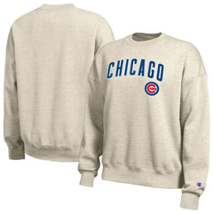 Chicago Cubs Champion Women's All-Star Sweatshirt - Oatmeal Sweatshirts