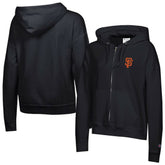 San Francisco Giants Champion Women's Powerblend Fleece Full-Zip Hoodie - Black Hoodies