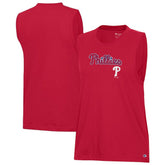 Philadelphia Phillies Champion Women's Muscle Tank Top - Red Tanks