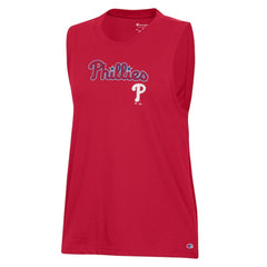 Philadelphia Phillies Champion Women's Muscle Tank Top - Red Tanks