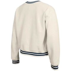 Atlanta Braves Champion Women's Reverse Weave Sweatshirt - Cream Sweatshirts
