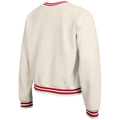 Cincinnati Reds Champion Women's Reverse Weave Sweatshirt - Cream Sweatshirts