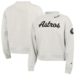 Houston Astros Champion Women's Triumph Tri-Blend Sweatshirt - Stone Sweatshirts