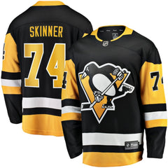 NHL Stuart Skinner Pittsburgh Penguins Fanatics Home Breakaway Jersey - Black