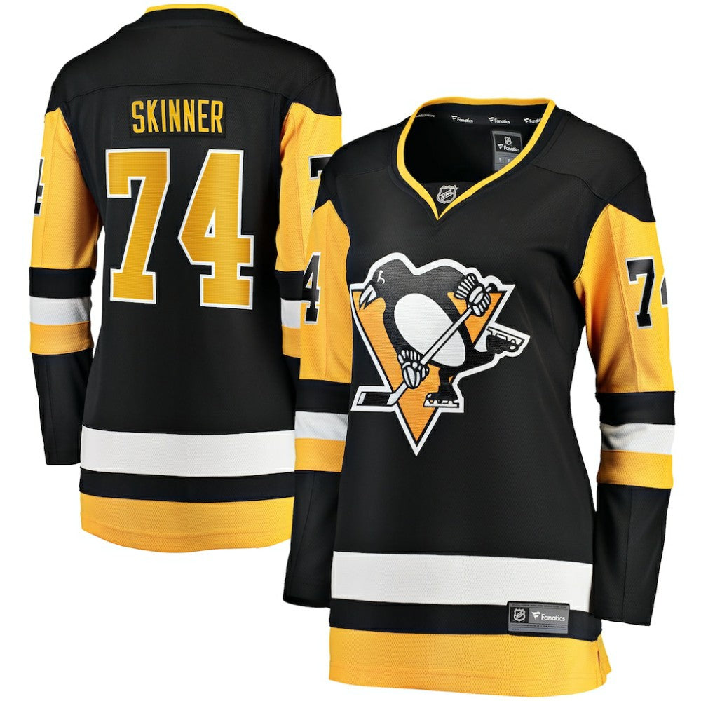 NHL Stuart Skinner Pittsburgh Penguins Indiana Women's Home Breakaway Jersey - Black