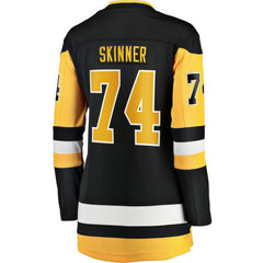 NHL Stuart Skinner Pittsburgh Penguins Indiana Women's Home Breakaway Jersey - Black