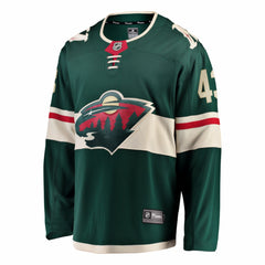 NHL Quinn Hughes Minnesota Wild Fanatics Home Breakaway Jersey - Green