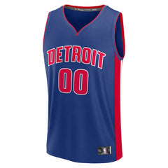 NBA Detroit Pistons Fastbreak Custom Jersey sale - Icon Editi- Blue