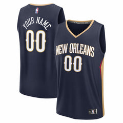 NBA New Orleans Pelicans Fastbreak Custom Jersey - Icon Edition - Navy