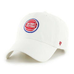 Detroit Pistons '47 Clean Up Adjustable Hat White
