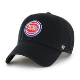 Detroit Pistons '47 Clean Up Adjustable Hat Black
