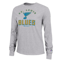 NHL St. Louis Blues Champion Women's Core Long Sleeve T-Shirt - Gray