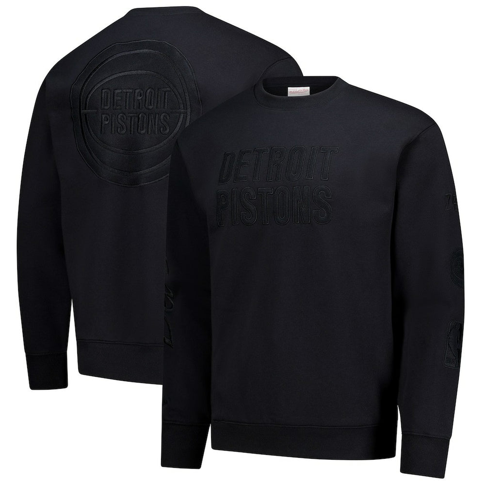 Detroit Pistons Phantom Fleece Sweatshirt Black