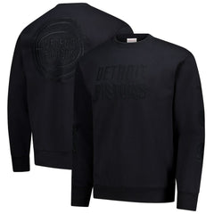 Detroit Pistons Phantom Fleece Sweatshirt Black