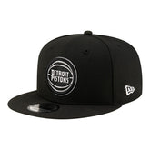 Detroit Pistons Team 9FIFTY Snapback Hat Black/White