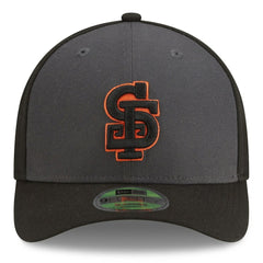San Francisco Giants New Era Player Replica Alternate 9FORTY M-Crown Adjustable Hat - Gray/Black Hats