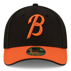 Baltimore Orioles New Era Player Replica 9FORTY Adjustable Hat - Black/Orange Hats