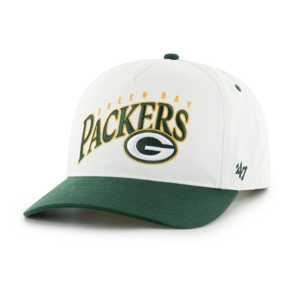 Green Bay Packers '47 Soar Relaxed Hitch Adjustable Hat White