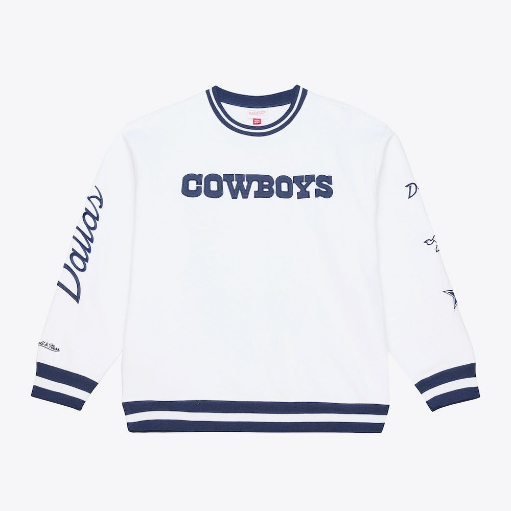 Dallas Cowboys White Out Fleece Sweatshirt White
