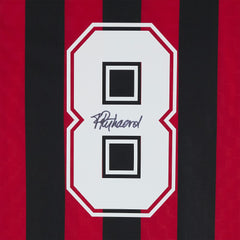 Frank Rijkaard AC Milan Autographed Red/Black Home Jersey Icons sale