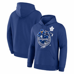 NHL Auston Matthews Toronto Maple Leafs Most Goals in Franchise History Hoodie - Blue