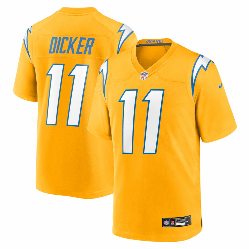 NFL Cameron Dicker Los Angeles Chargers Alternate Game Jersey - Gold