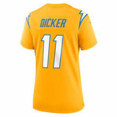 NFL Cameron Dicker Los Angeles Chargers Women's Alternate Game Jersey - Gold