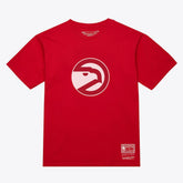 Atlanta Hawks Unisex Hardwood Classics Arch T-Shirt Red