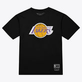 Los Angeles Lakers Unisex Hardwood Classics Arch T-Shirt Black