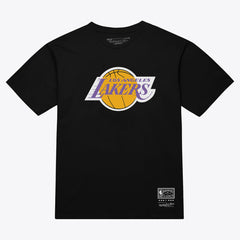 Los Angeles Lakers Unisex Hardwood Classics Arch T-Shirt Black