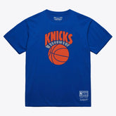 New York Knicks Unisex Hardwood Classics Arch T-Shirt Royal