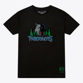 Minnesota Timberwolves Unisex Hardwood Classics Arch T-Shirt Black