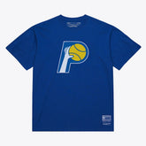Indiana Pacers Unisex Hardwood Classics Arch T-Shirt Royal