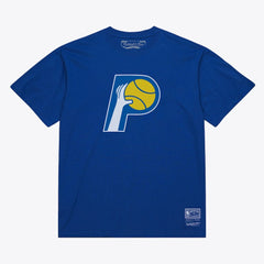 Indiana Pacers Unisex Hardwood Classics Arch T-Shirt Royal