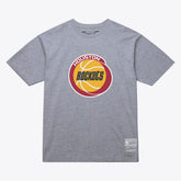 Houston Rockets Unisex Hardwood Classics Arch T-Shirt Heather Gray