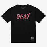 Miami Heat Unisex Wordmark T-Shirt Black