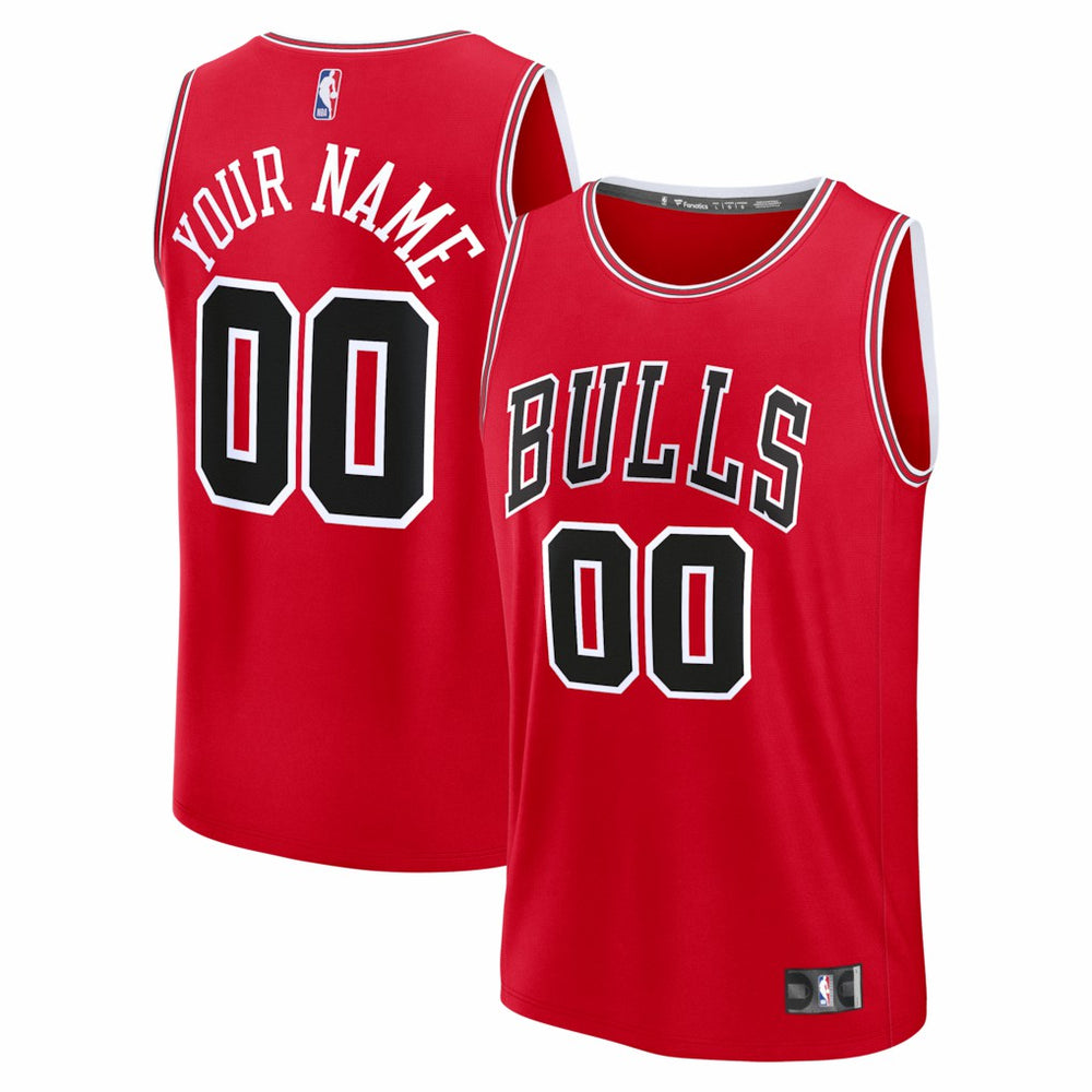 NBA Chicago Bulls Youth Fastbreak Custom Jersey sale - Icon Editi- Red