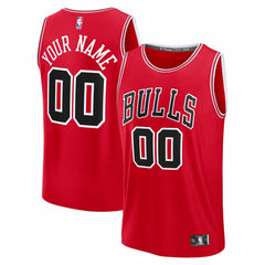 NBA Chicago Bulls Youth Fastbreak Custom Jersey sale - Icon Editi- Red