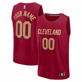 NBA Cleveland Cavaliers Youth Fastbreak Custom Jersey sale - Icon Editi- Red