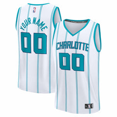 NBA Charlotte Hornets Fastbreak Custom Jersey - Association Edition - White