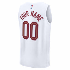NBA Cleveland Cavaliers Fastbreak Custom Jersey sale - Association Editi- White