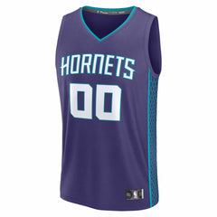 NBA Charlotte Hornets Youth Fastbreak Custom Jersey - Statement Edition - Purple