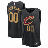 NBA Cleveland Cavaliers Youth Fastbreak Custom Jersey sale - Statement Editi- Black