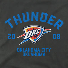 Oklahoma City Thunder Stadium Essentials Unisex Get Back Vintage Raglan Hoodie Black
