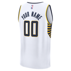 NBA Indiana Pacers Fanatics Fast Break Custom Jersey - Icon Edition - White