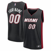 NBA Miami Heat Fastbreak Custom Jersey - Icon Edition - Black