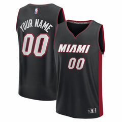 NBA Miami Heat Fastbreak Custom Jersey - Icon Edition - Black